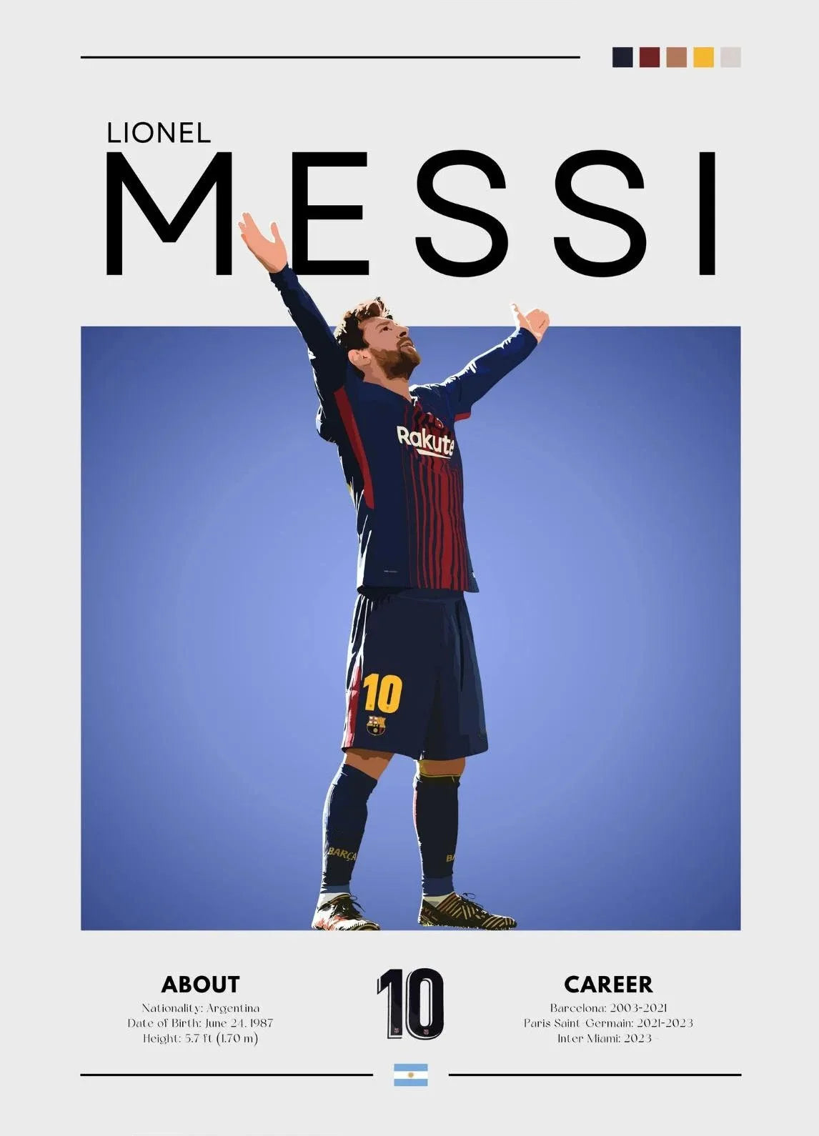 Póster Leyendas del Fútbol
