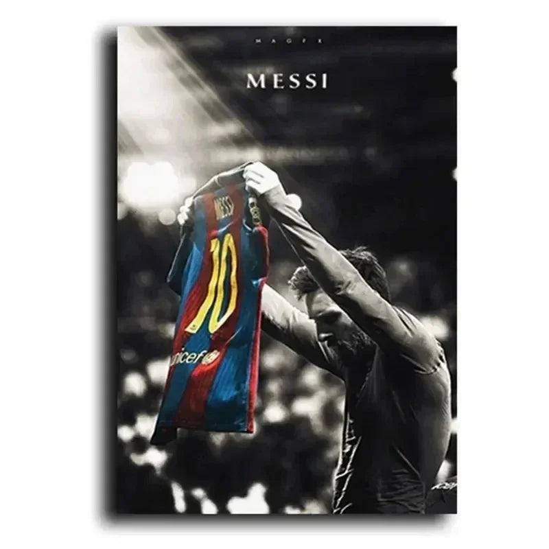 Vintage Messi Poster
