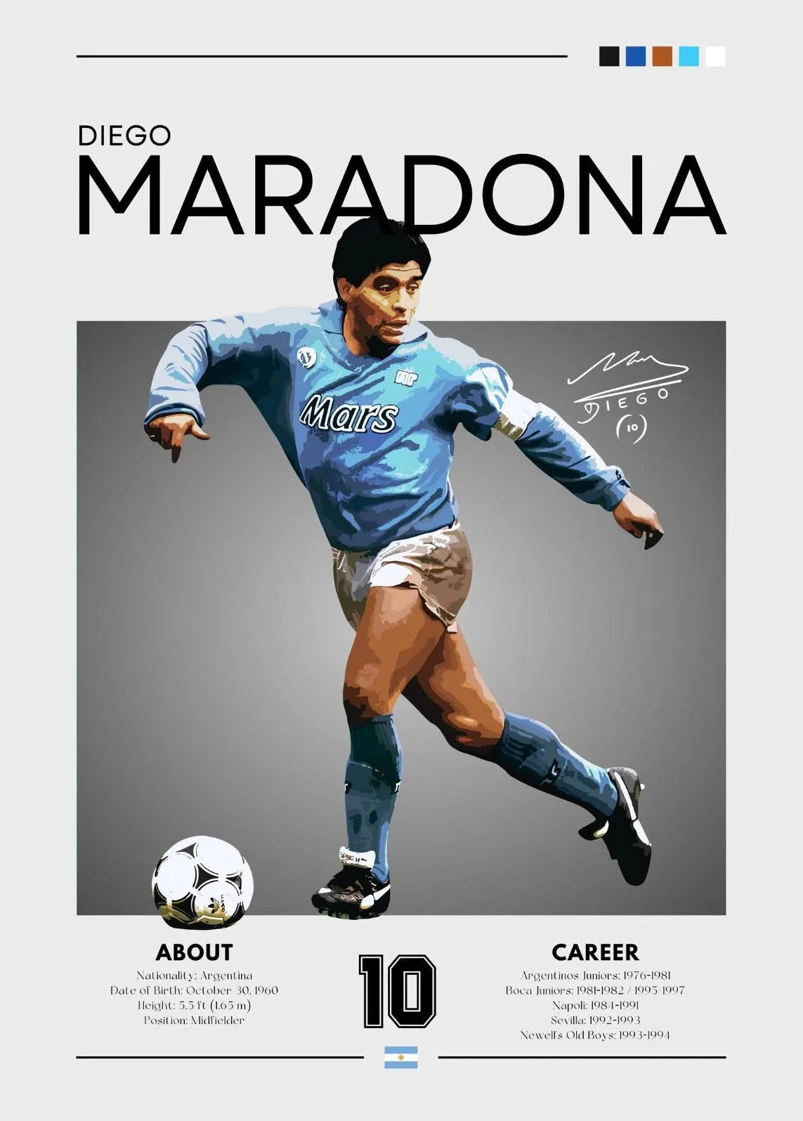 Póster Leyendas del Fútbol