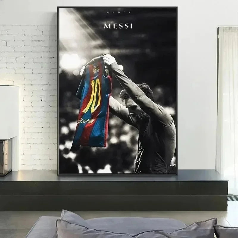 Vintage Messi Poster