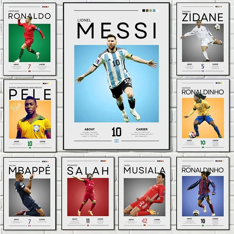 Póster Leyendas del Fútbol