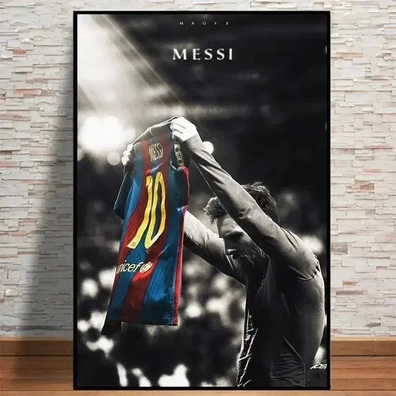 Vintage Messi Poster