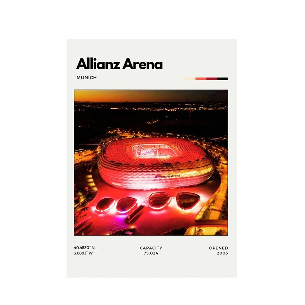 Póster Estadios de Fútbol