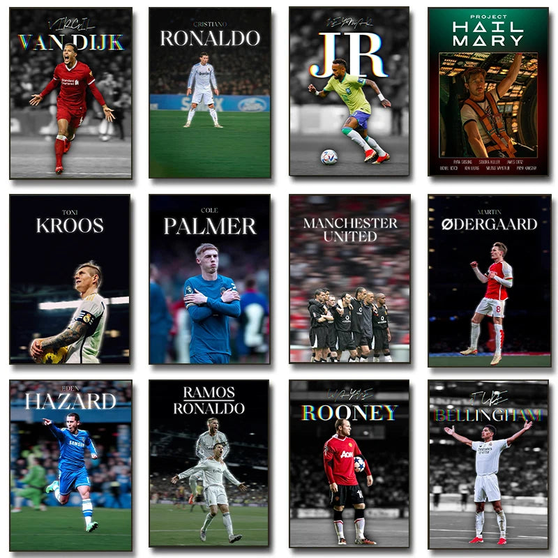 Póster Firmas del Fútbol