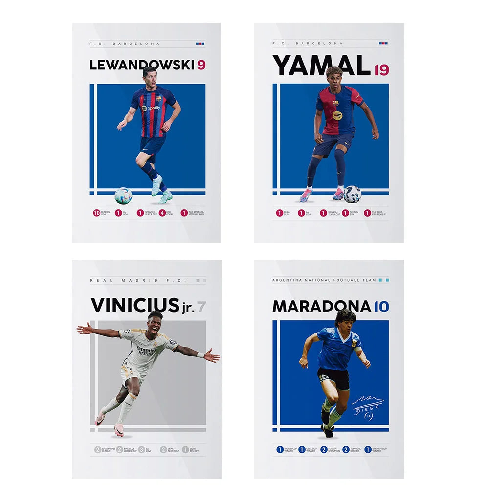 Messi and Cristiano poster
