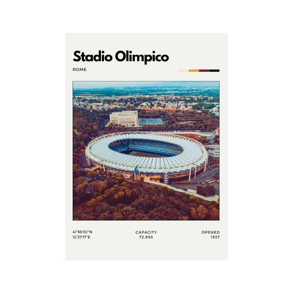 Póster Estadios de Fútbol
