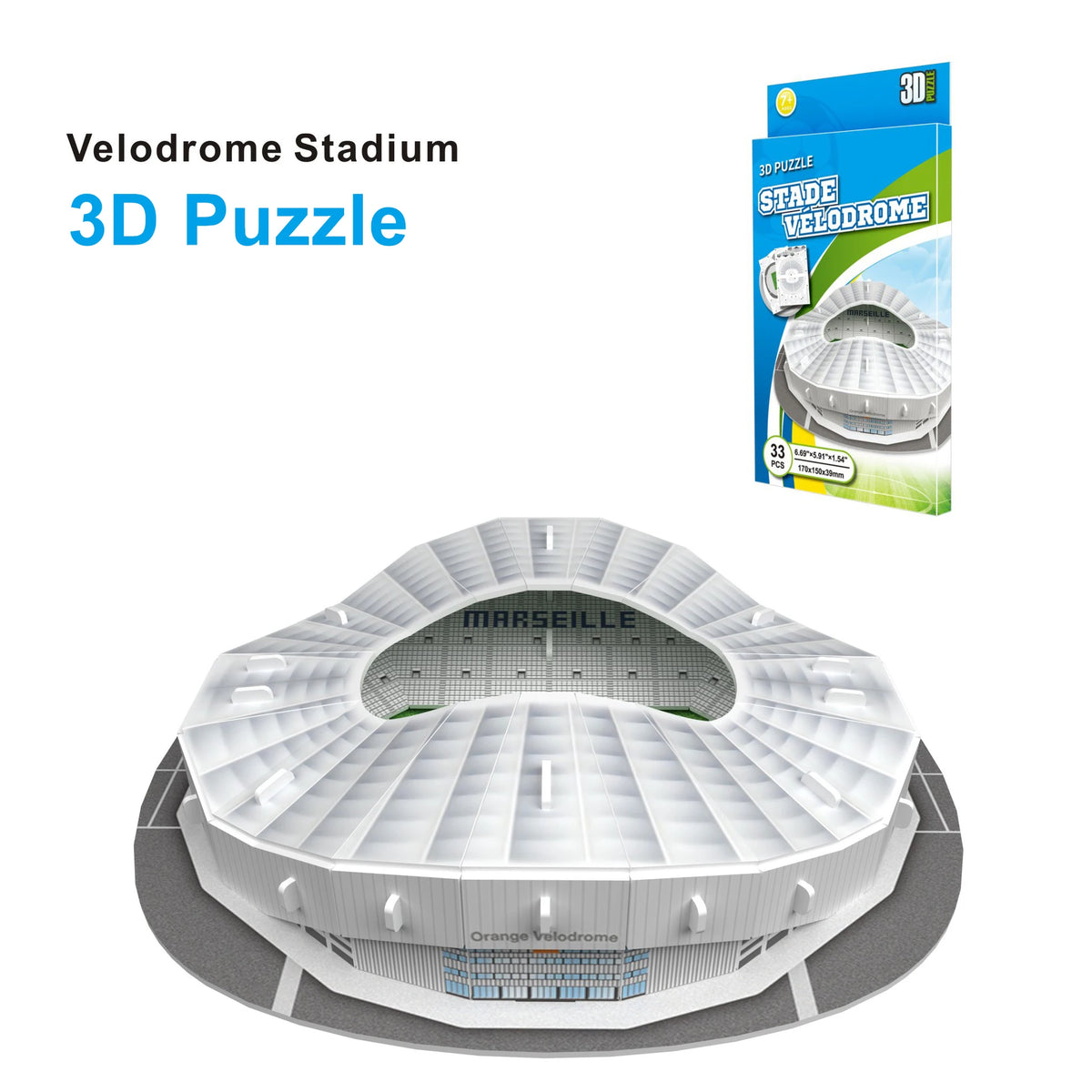 Puzzle 3D de estadios de fútbol