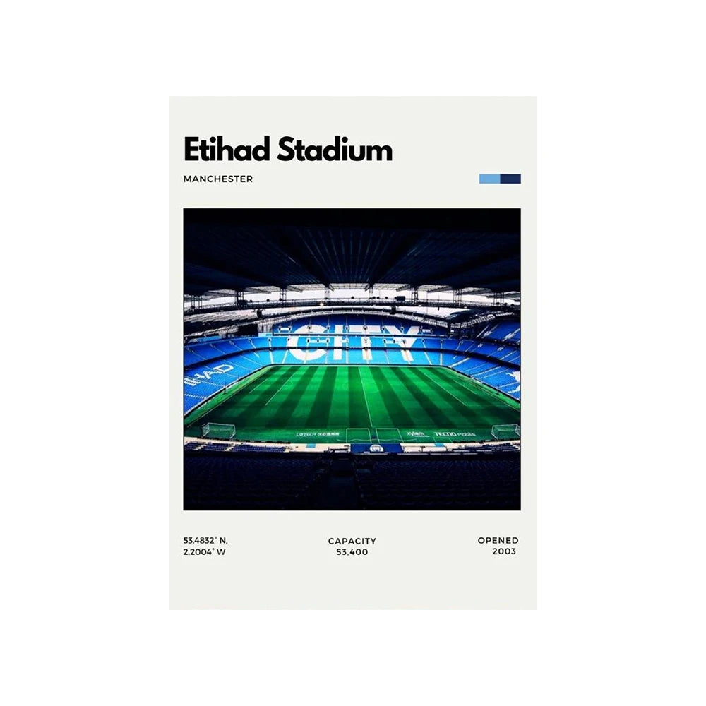 Póster Estadios de Fútbol
