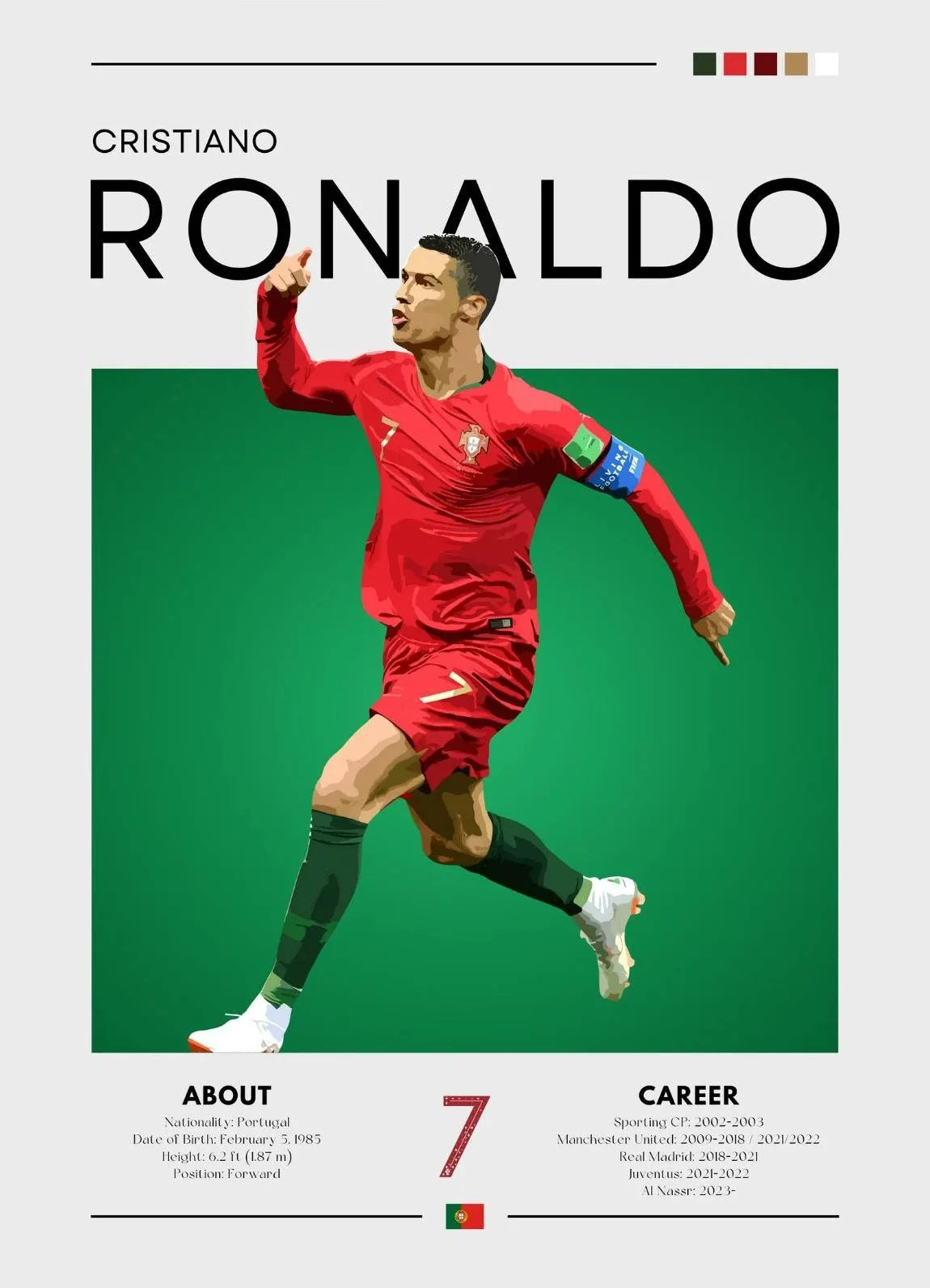 Póster Leyendas del Fútbol