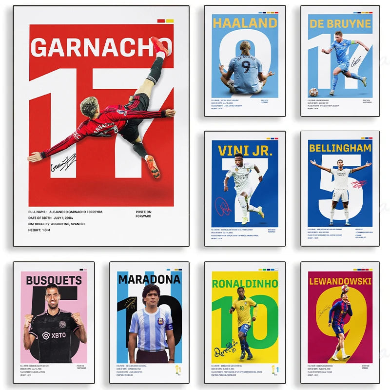 Póster Estrellas del Fútbol