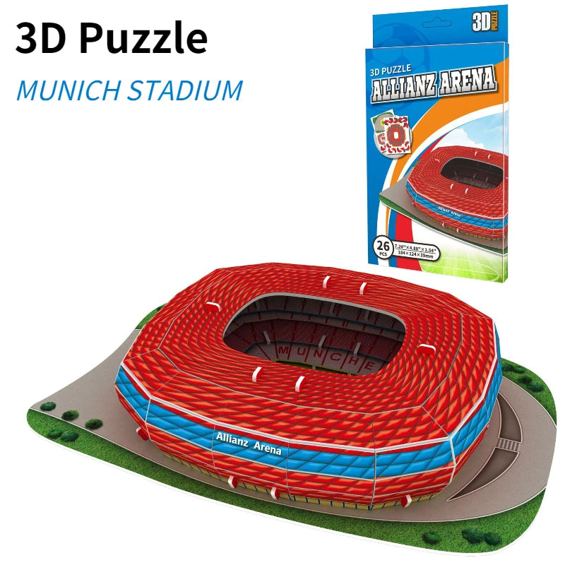 Puzzle 3D de estadios de fútbol