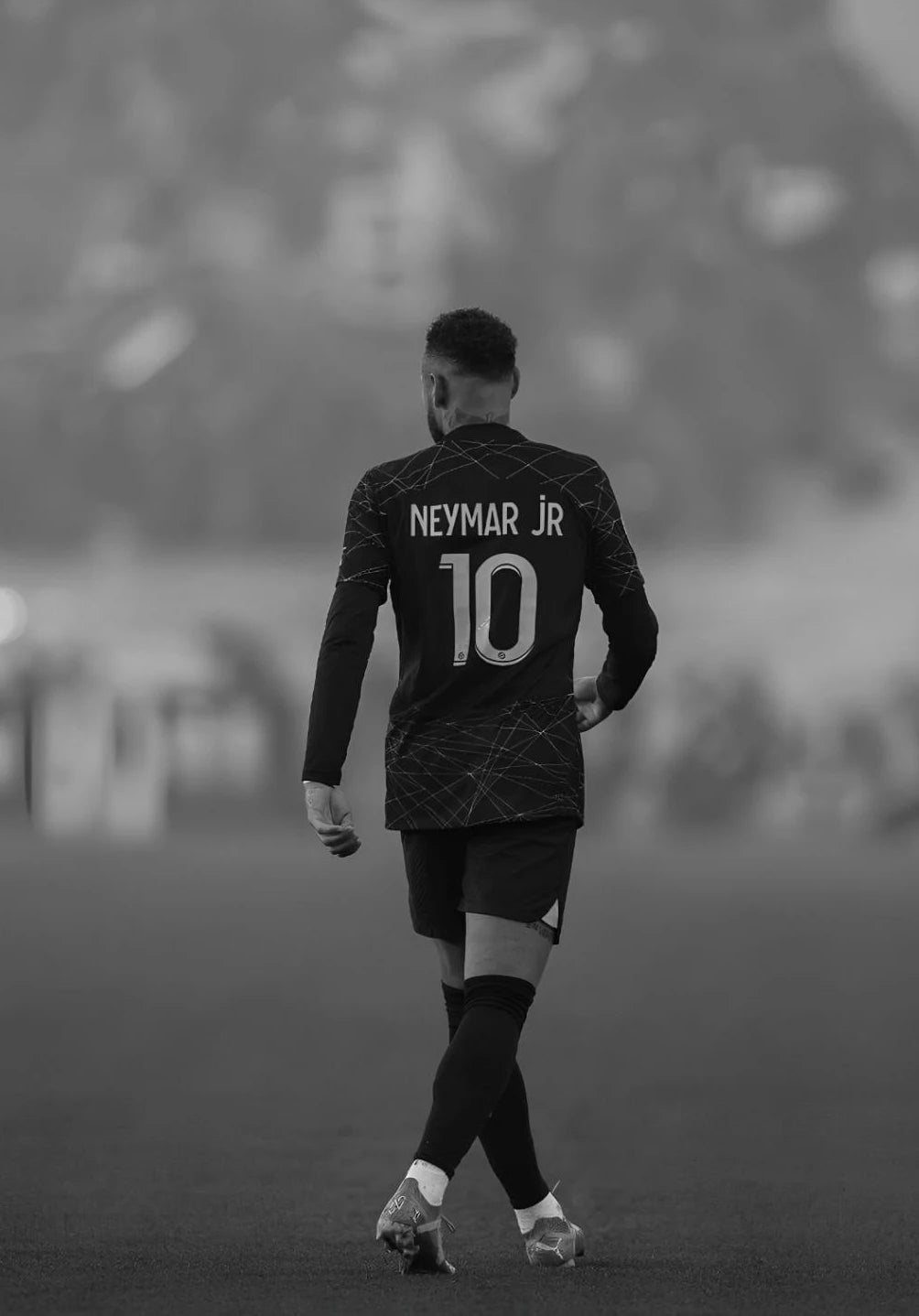 Póster Cristiano Blanco y Negro