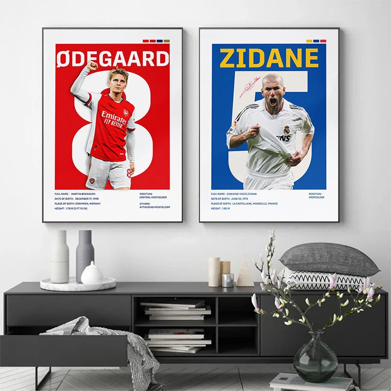 Póster Estrellas del Fútbol