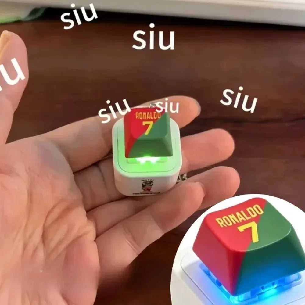 Llavero «Siu» de Cristiano Ronaldo con luz y sonido