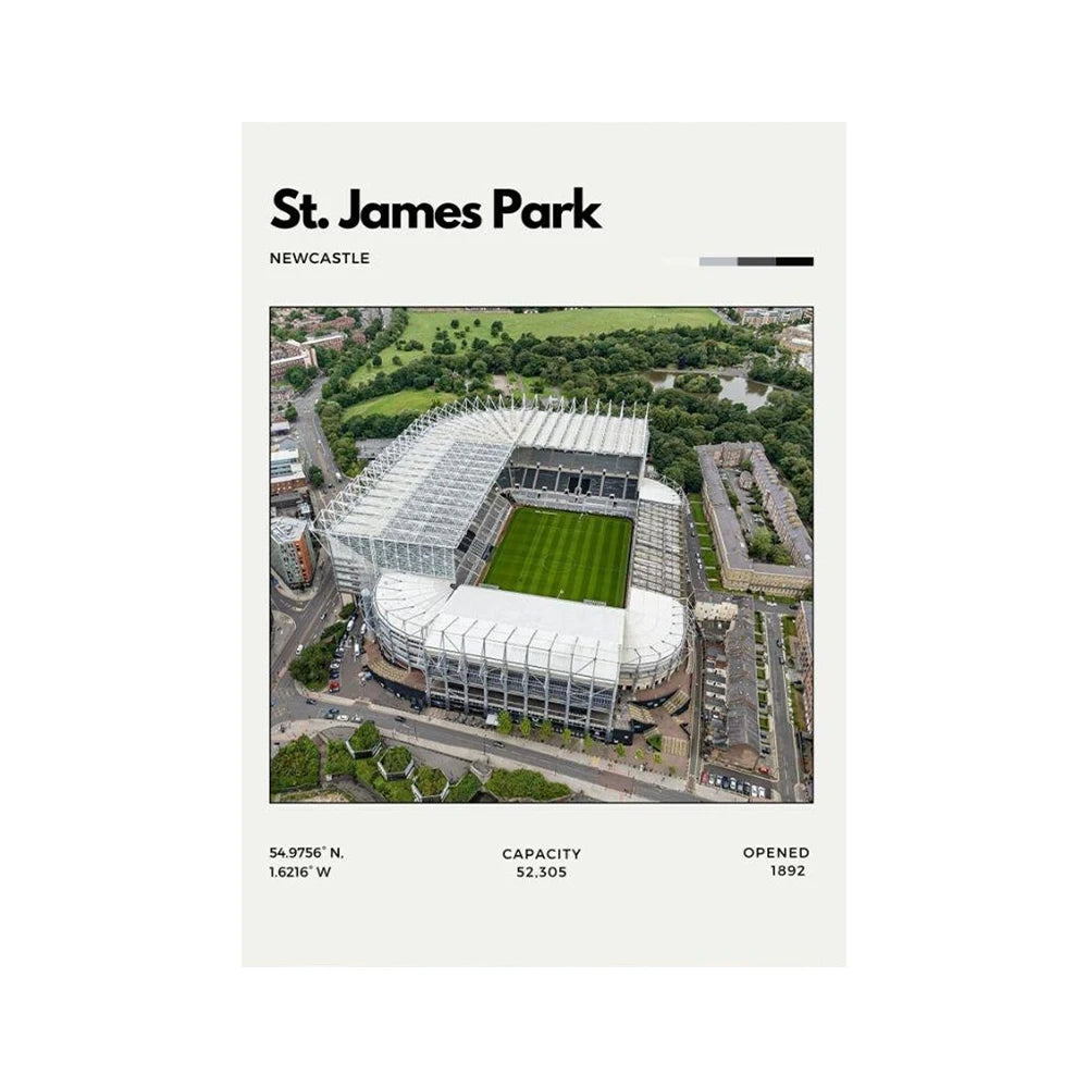 Póster Estadios de Fútbol