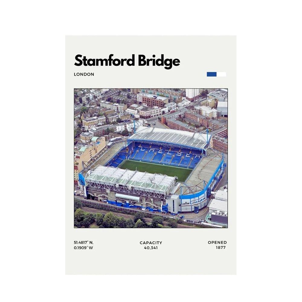 Póster Estadios de Fútbol