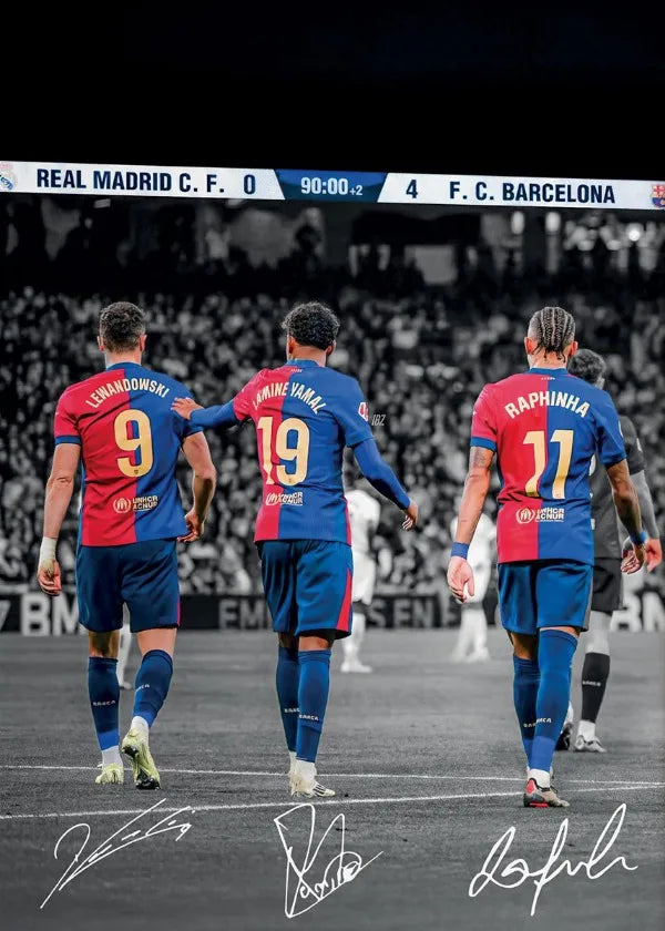 Póster Estrellas del Fútbol