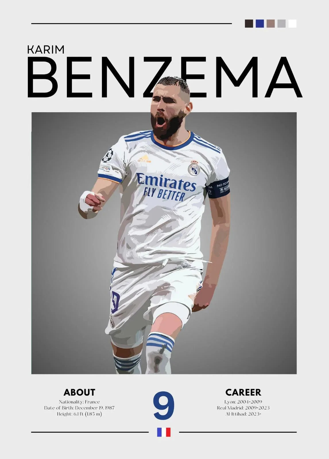 Póster Leyendas del Fútbol
