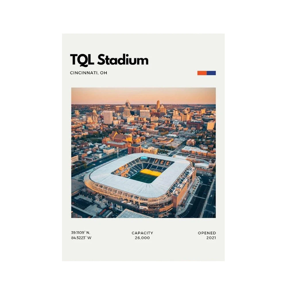 Póster Estadios de Fútbol