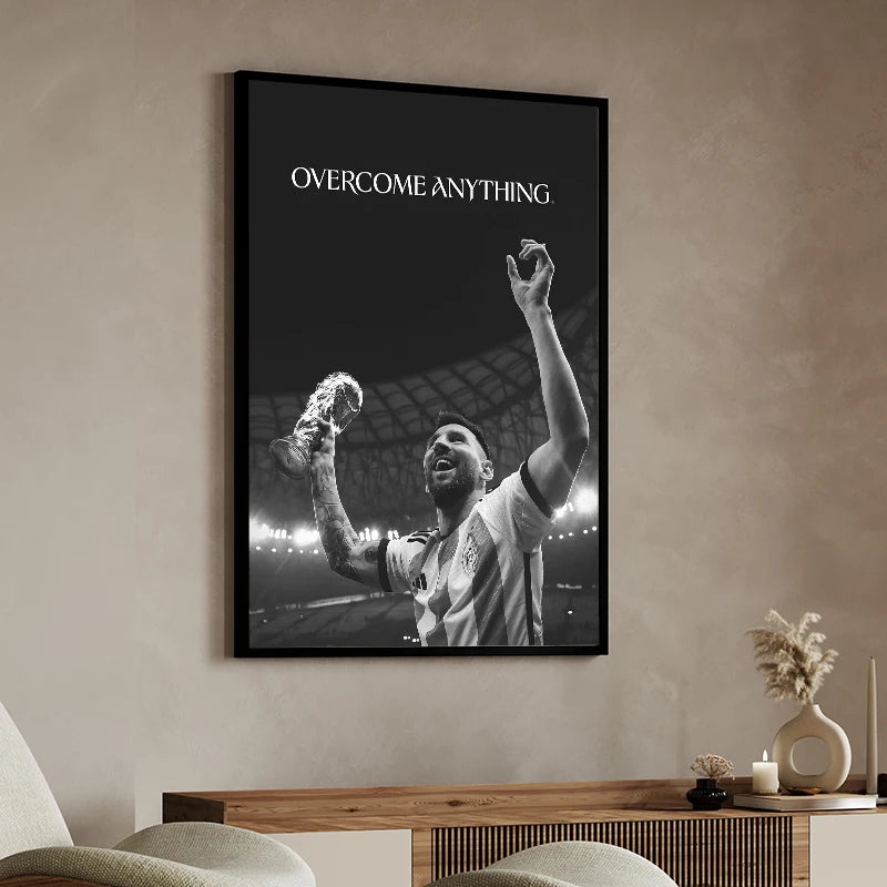 Póster Cristiano Blanco y Negro