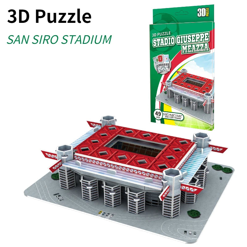 Puzzle 3D de estadios de fútbol