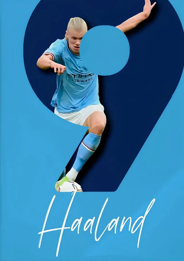Póster Futbolistas Coloridos