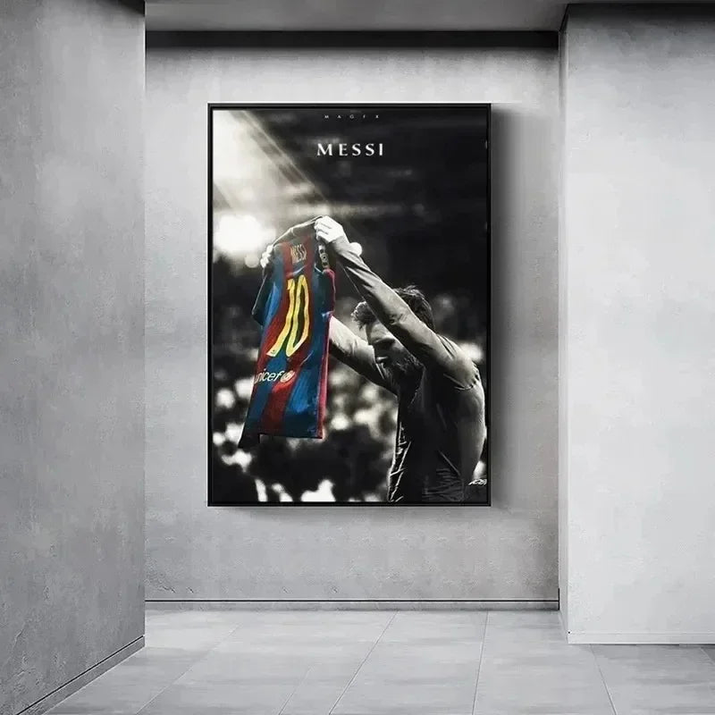 Vintage Messi Poster