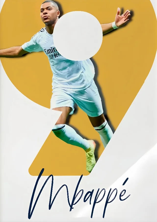 Póster Futbolistas Coloridos
