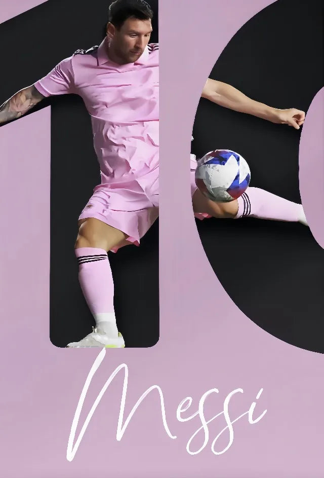 Póster Futbolistas Coloridos