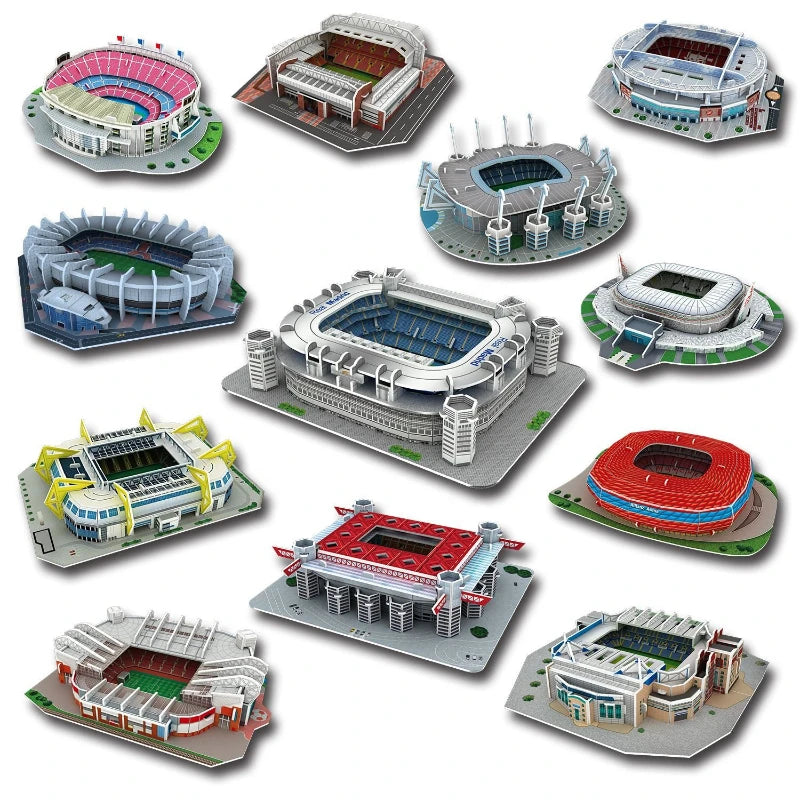 Puzzle 3D de estadios de fútbol
