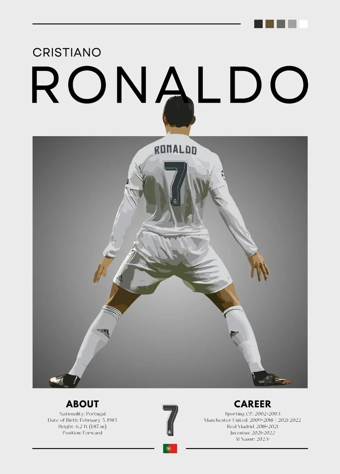 Póster Leyendas del Fútbol