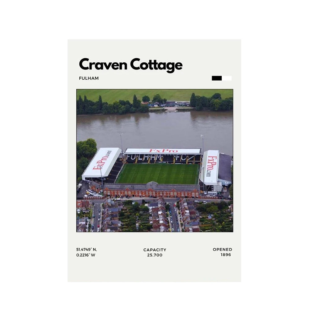 Póster Estadios de Fútbol