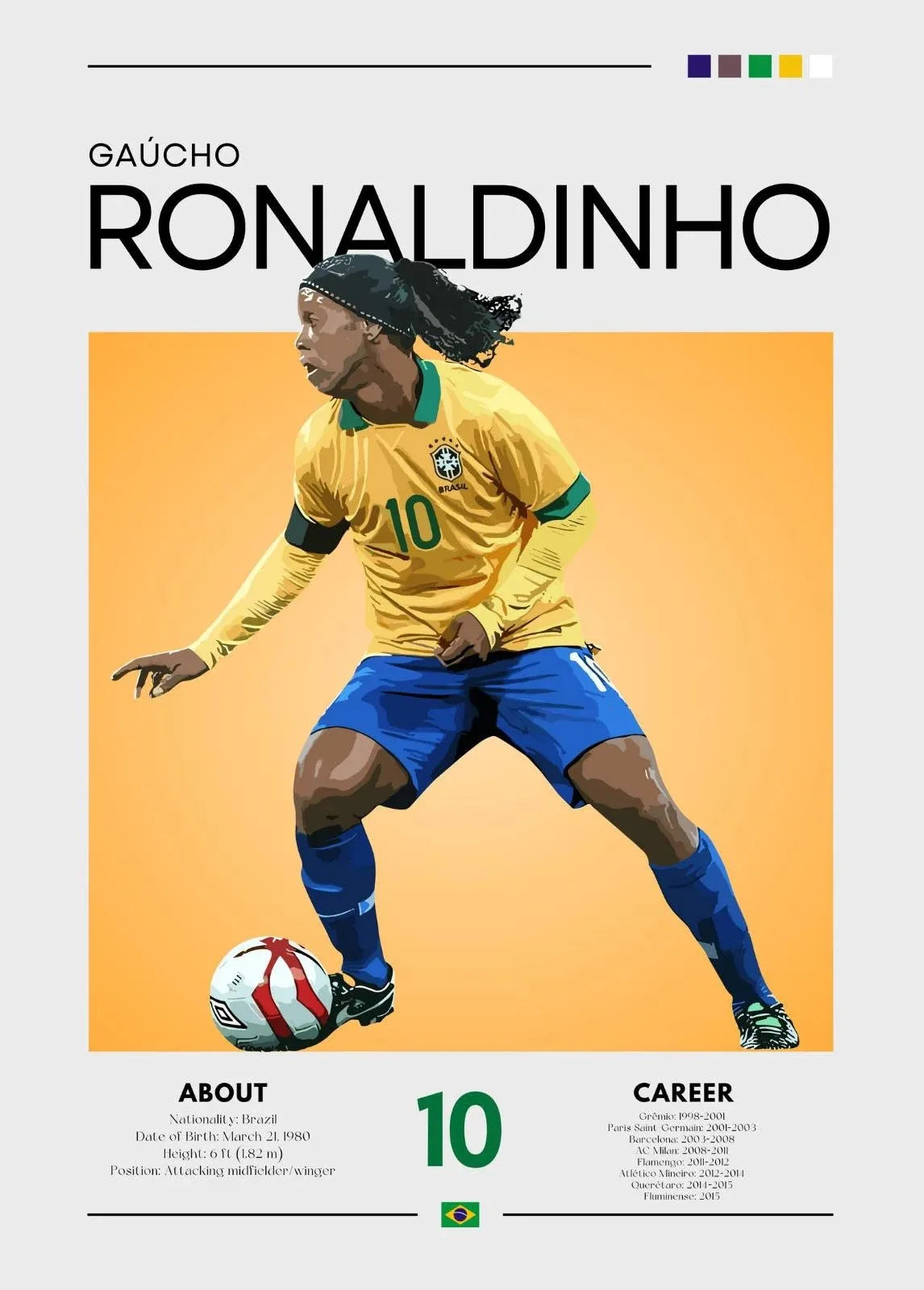Póster Leyendas del Fútbol