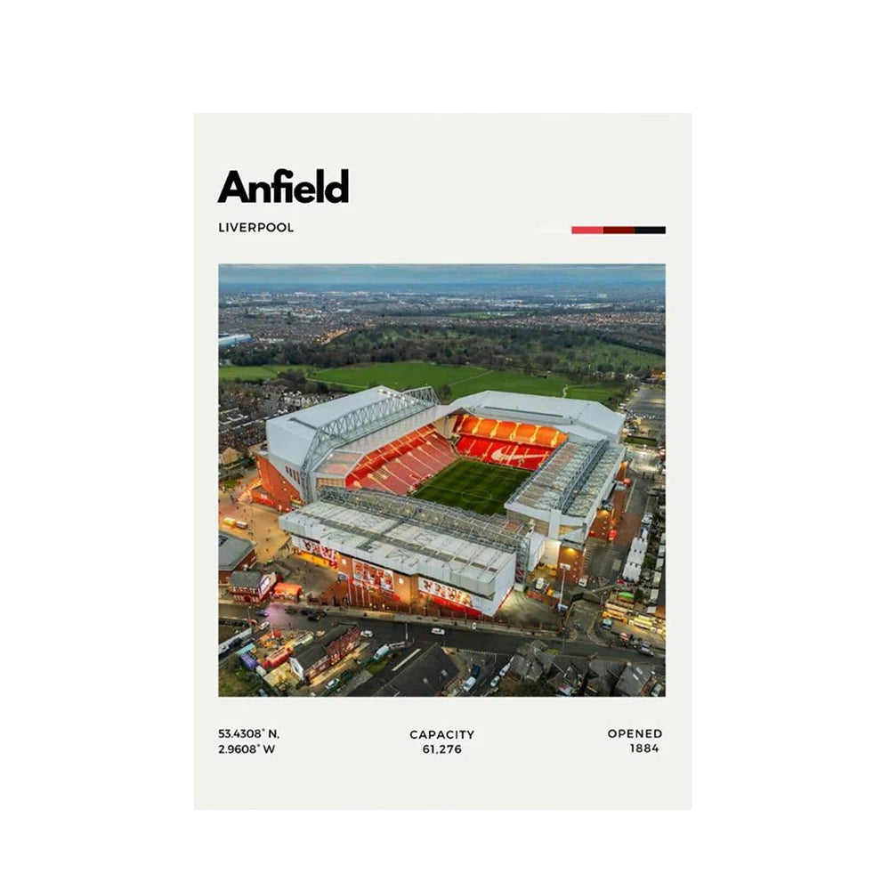 Póster Estadios de Fútbol