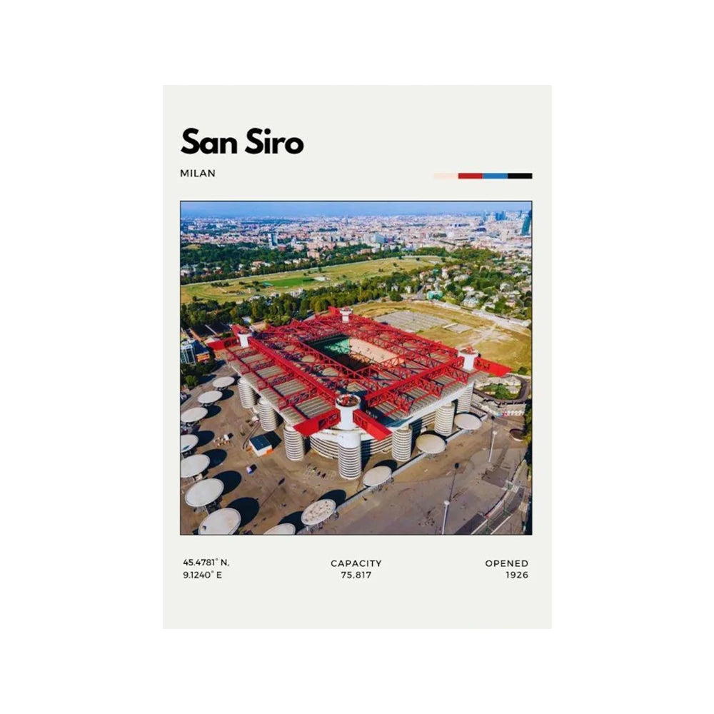 Póster Estadios de Fútbol