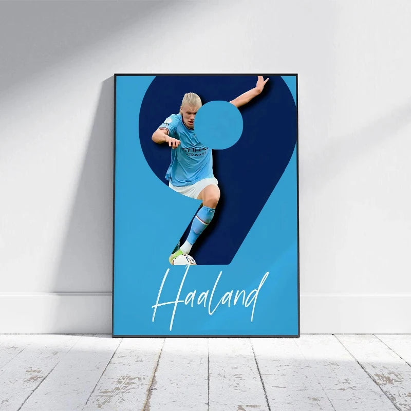Póster Futbolistas Coloridos