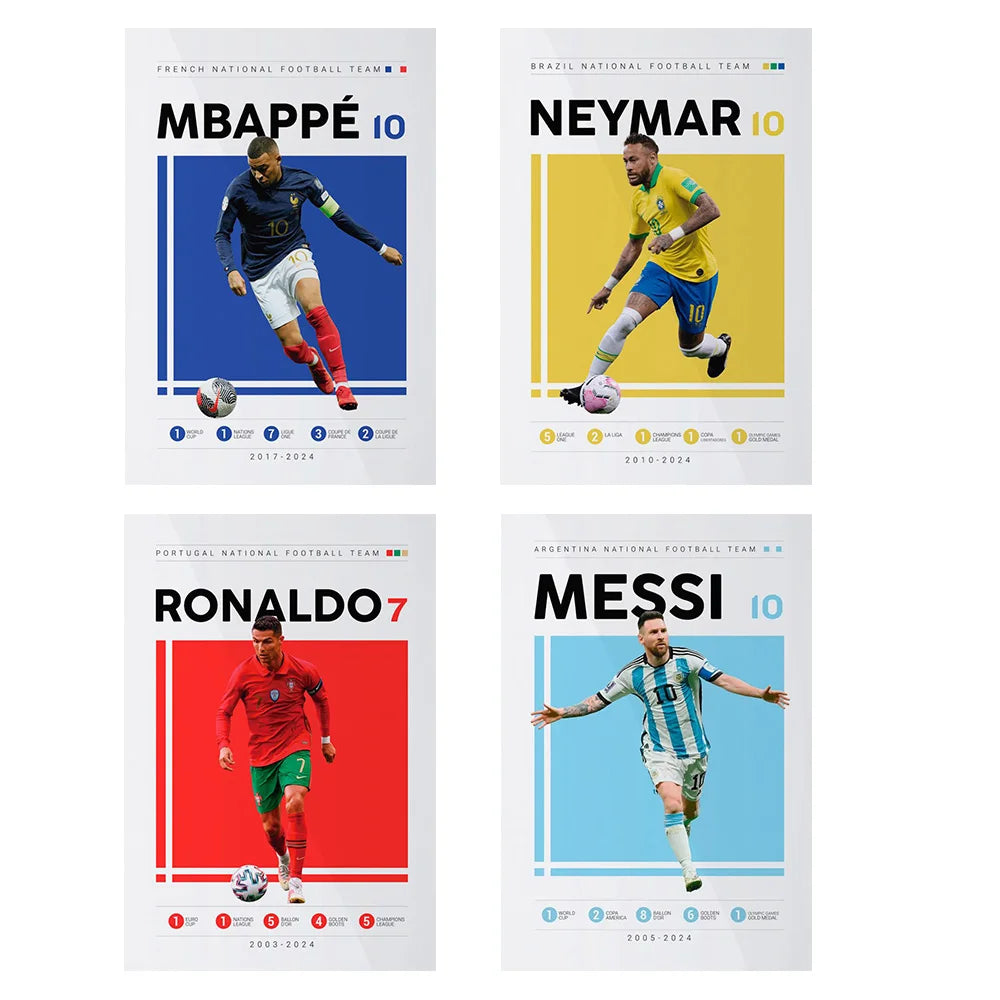 Messi and Cristiano poster