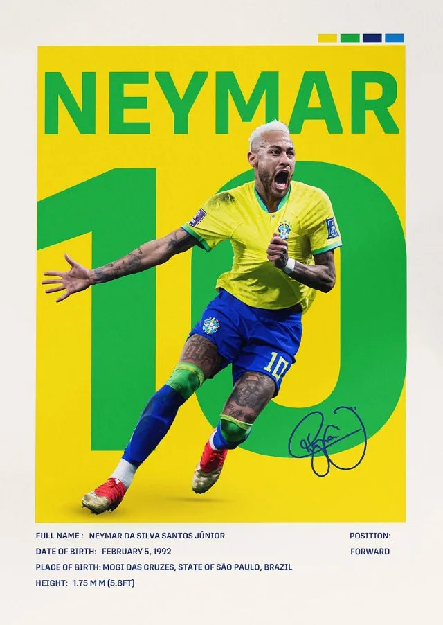 Póster Estrellas del Fútbol