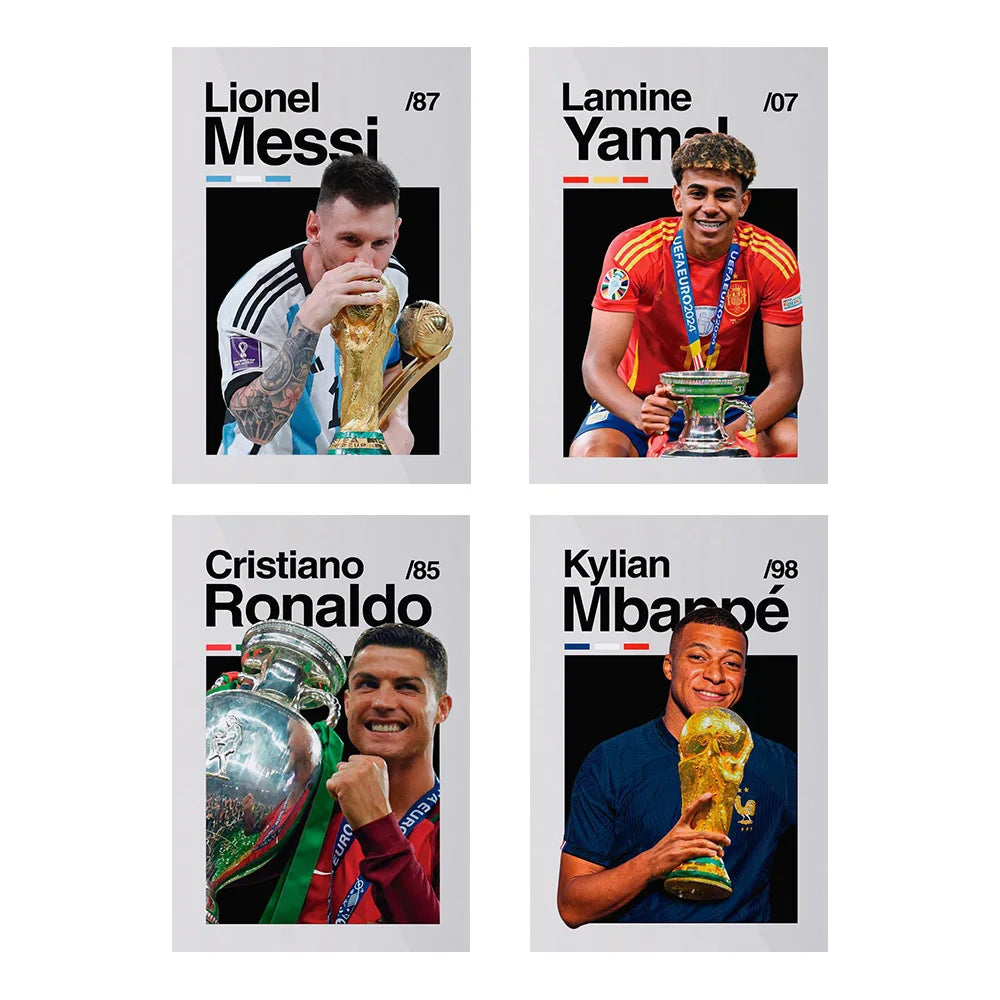 Messi and Cristiano poster