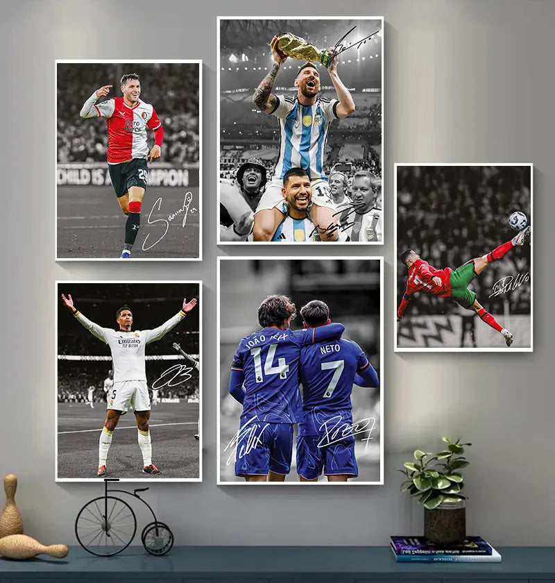 Póster Estrellas del Fútbol