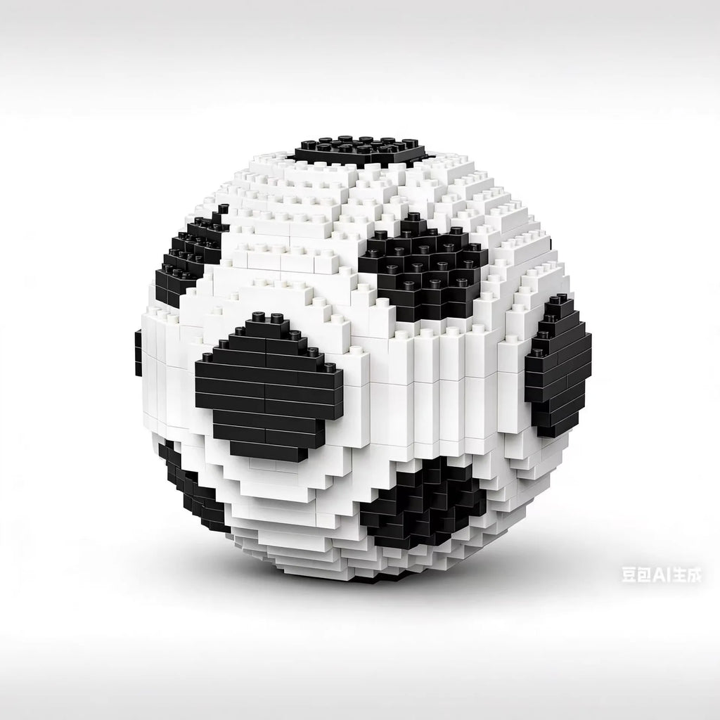 Trofeo de fútbol de microbloques para montar