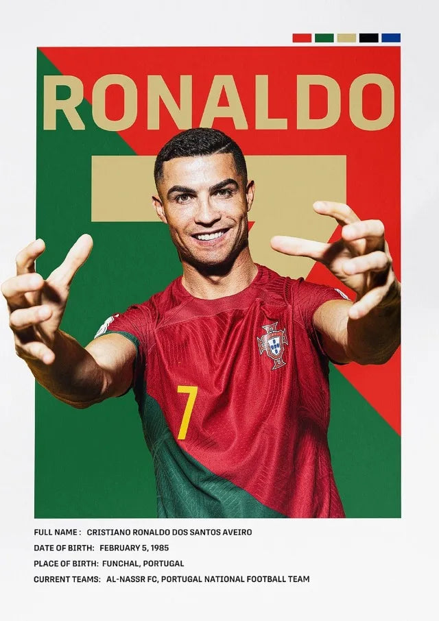 Póster Estrellas del Fútbol