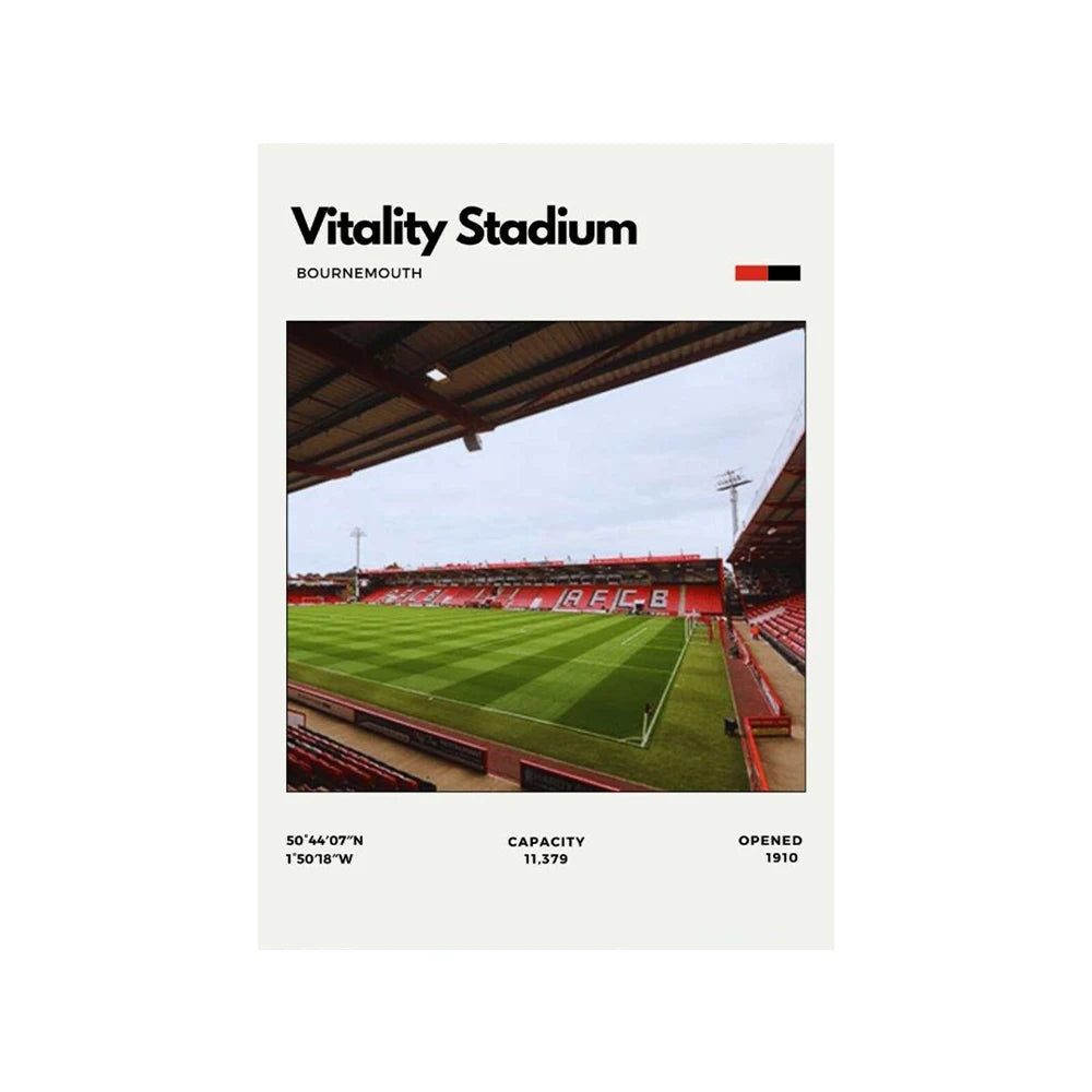 Póster Estadios de Fútbol