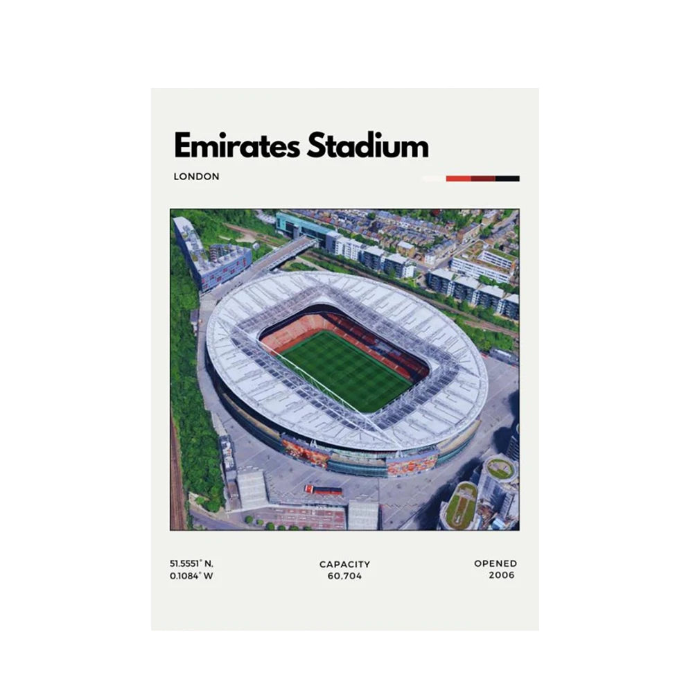 Póster Estadios de Fútbol