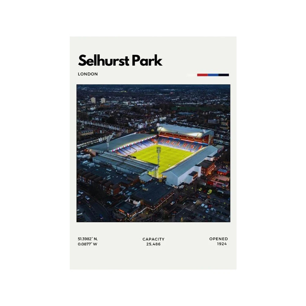 Póster Estadios de Fútbol