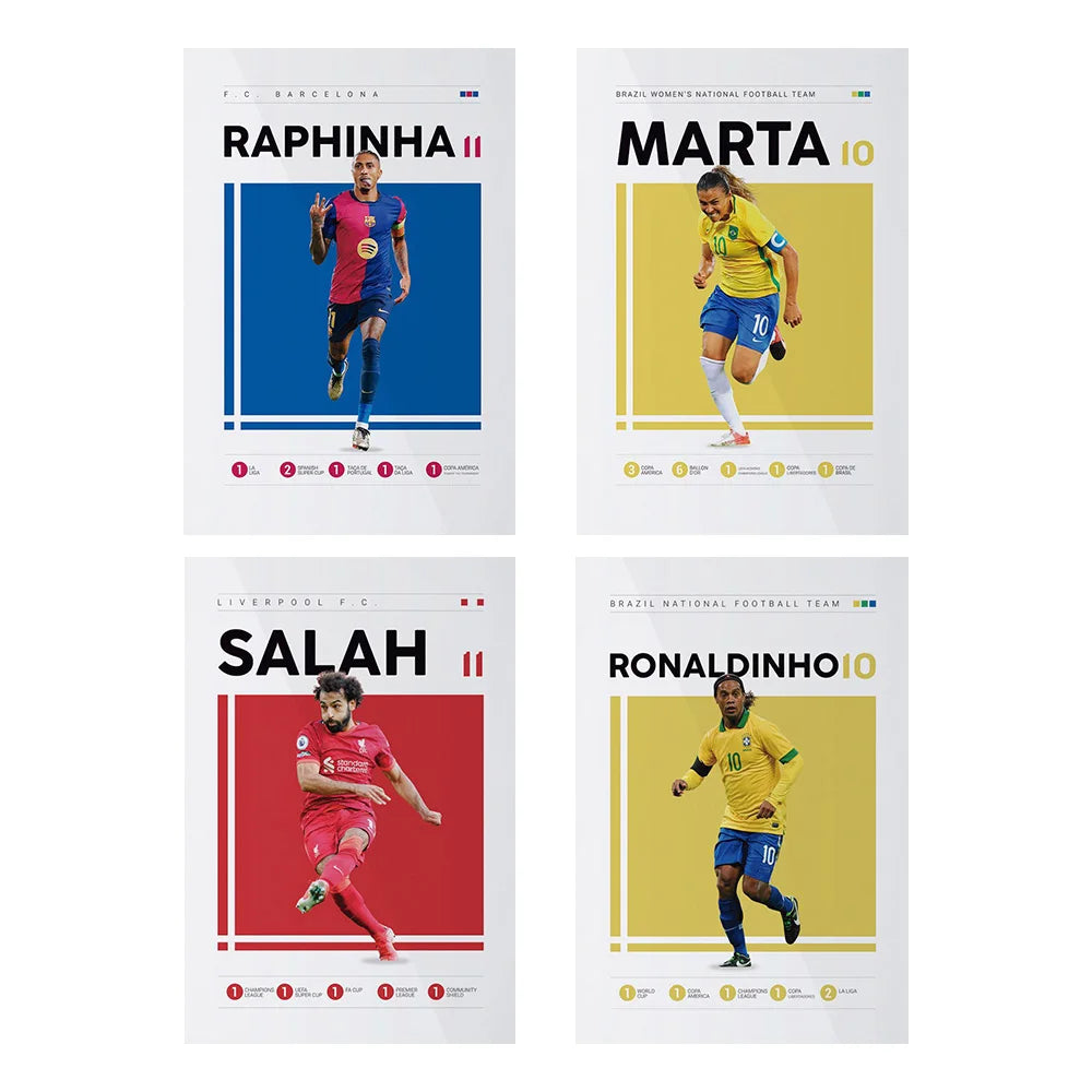 Messi and Cristiano poster