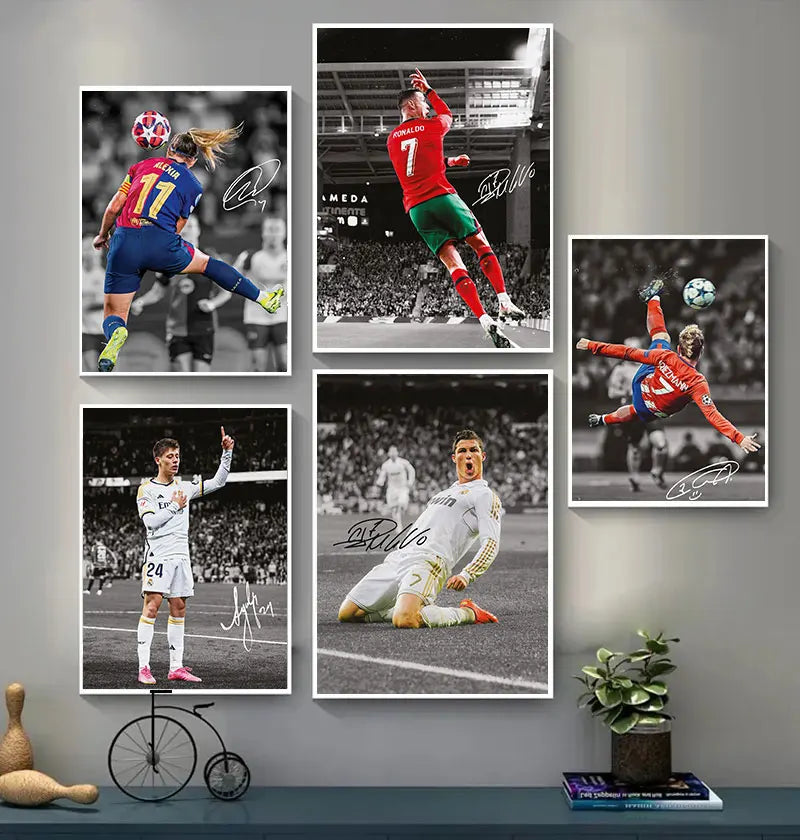 Póster Estrellas del Fútbol