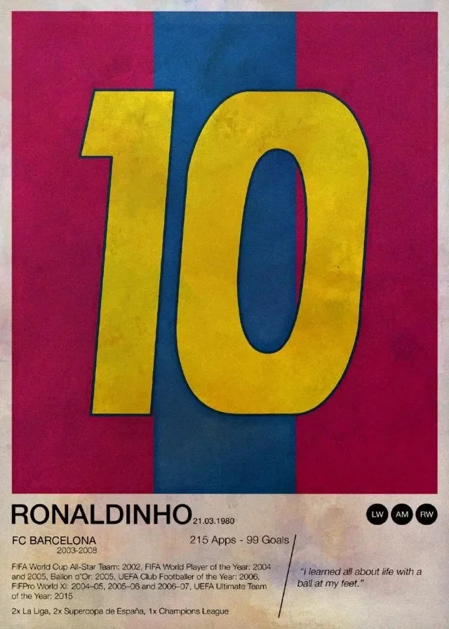 Póster Dorsales de Leyendas