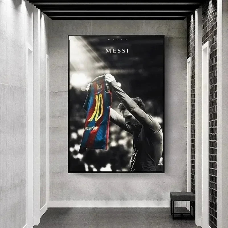 Vintage Messi Poster