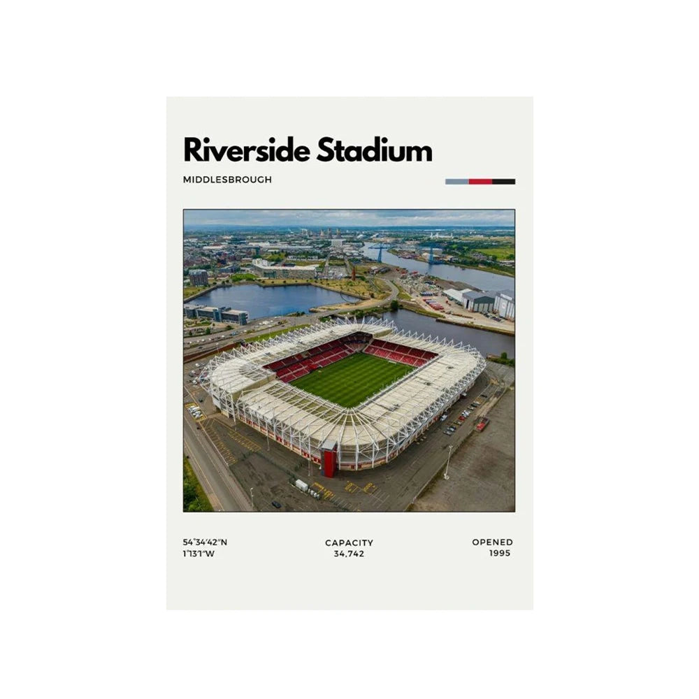 Póster Estadios de Fútbol